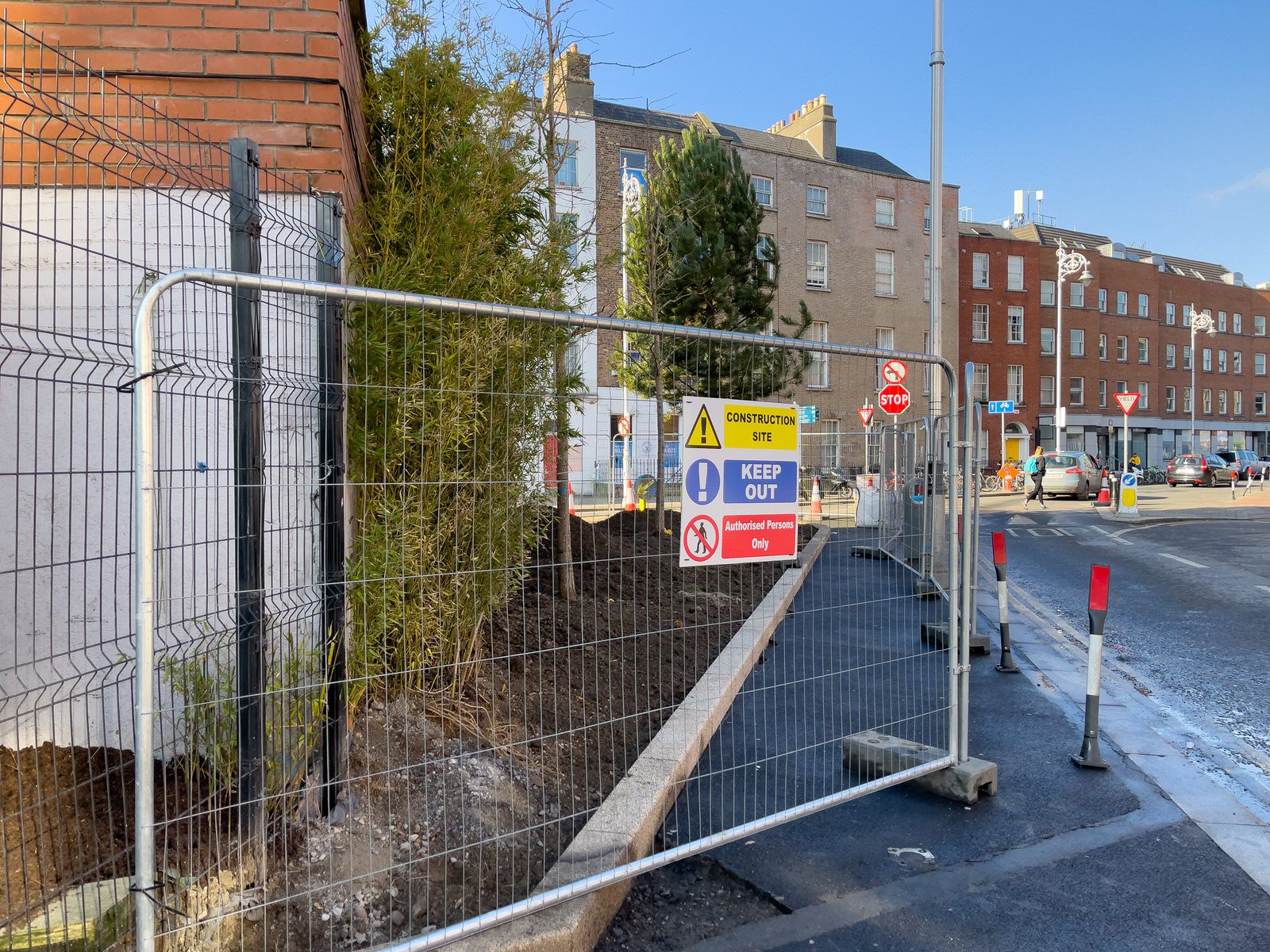 NEW LANDSCAPING UNDERWAY AT RYDERS ROW IN DUBLIN 011